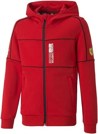 PUMA Kids Boys Sf Hooded Sweat Jacket Athletic Outerwear Casual - Red
